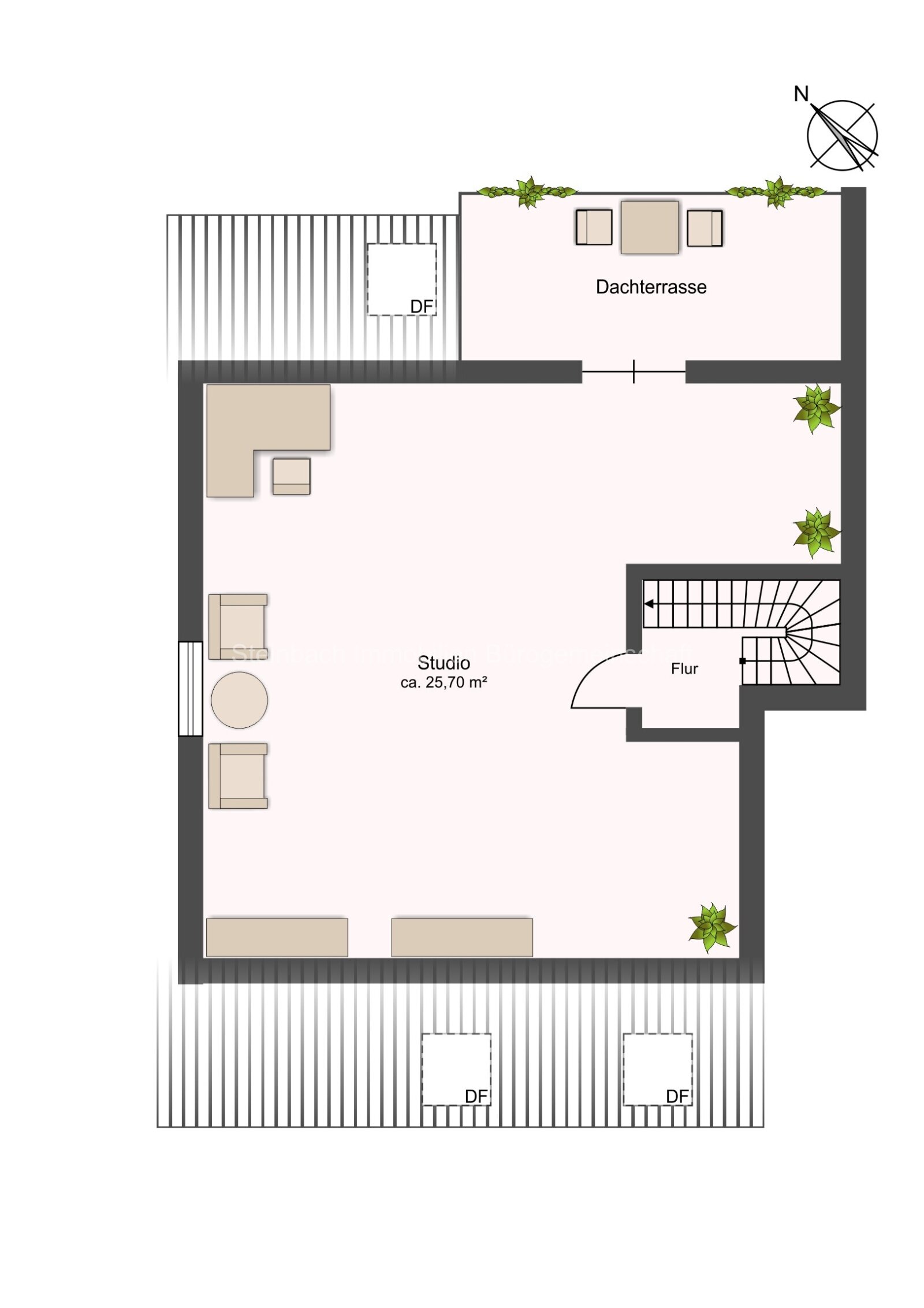 Dachterrasse, Feldrandlage, Maisonette – hier stimmt einfach alles!